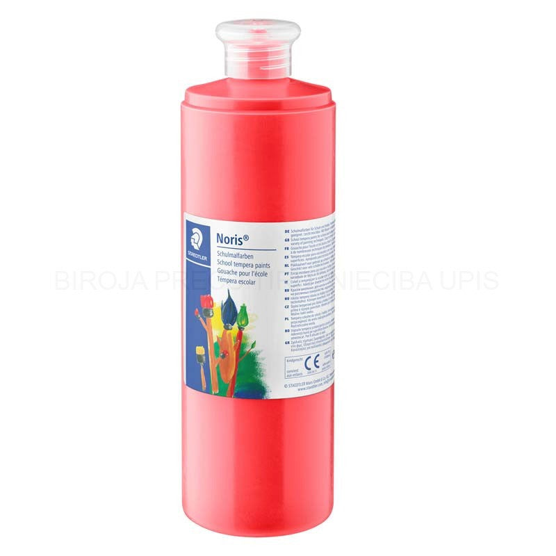 Noris School Paint Red 750ml - Al Masam Stationery LLC