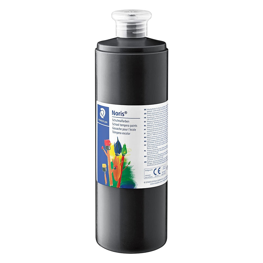 Noris School Paint Black 750ml - Al Masam Stationery LLC