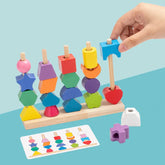 ELMAS Montessori Color Shape Matching Puzzle Game - Al Masam Stationery LLC