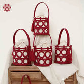 ELMAS Fashionable Hollow Wedding Gift Bag Handheld Storage - Al Masam Stationery LLC