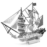 ELMAS Black Pearl Pirate Ship 3D Metal Puzzle Kits - Al Masam Stationery LLC