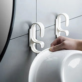 ELMAS Double Layer Wall Hanging Washbasin Hook Rack - Al Masam Stationery LLC