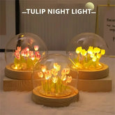 ELMAS LED DIY Mini Tulip Night Light Cute Home Decor - Al Masam Stationery LLC