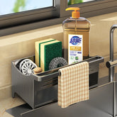 ELMAS Automatic Drainage Sink Storage Rack Organizer - Al Masam Stationery LLC