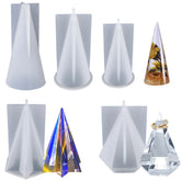 ELMAS Triangle Pyramid Silicone Mold for DIY Jewelry Crafts - Al Masam Stationery LLC