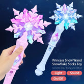 ELMAS Magical Snow Princess Wand with Lights & Sounds - Al Masam Stationery LLC