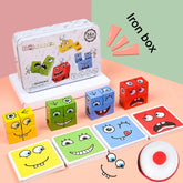 ELMAS Creative Cube Change Blocks Montessori Puzzle Game - Al Masam Stationery LLC