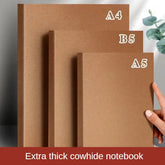ELMAS A5 Thick Kraft Paper Notebook for Postgraduate Exams - Al Masam Stationery LLC
