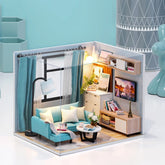 ELMAS Creative Mini Dollhouse 3D Puzzle Kit for Home Decor - Al Masam Stationery LLC