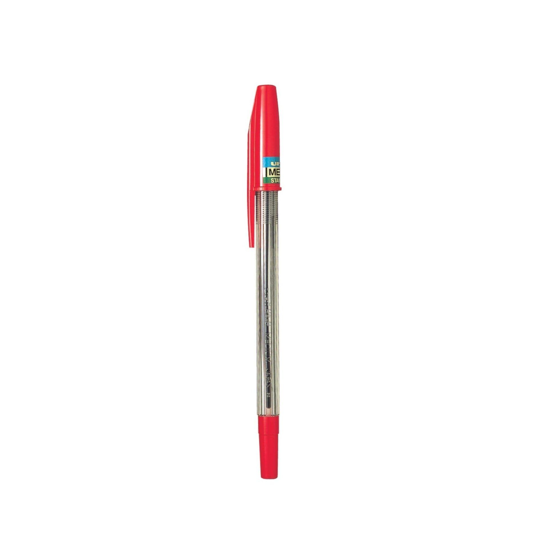 UNI SAS 1.0mm Medium Pen - Red - Al Masam Stationery LLC