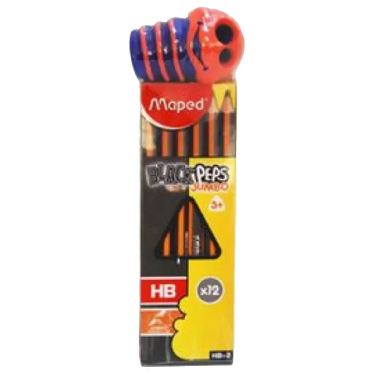 Maped Pencil 1BX+ CROC Sharpner Pack - Al Masam Stationery LLC