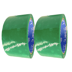 Apac Packaging Tape Green 2 inch x 100 yards| 36 rolls per carton