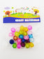 Asstd. Color Diamond Plastic Beads for Craft