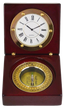 AMS-DT 631 WINEM Metal-Wooden Desktop Clock-Islamic/Qibla Compass - Al Masam Stationery LLC