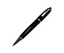AMS-PN-03 (Ball Pen shiny Black chrome under the top and lower barrel , chrome parts) - Al Masam Stationery LLC