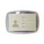 ID Card Holder white with Rubber - Al Masam Stationery LLC