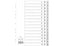 Divider (1-15) PVC A4 Gray - Al Masam Stationery LLC