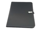 AMS-RM-366 - PU Leather portfolio with detachable USB Black - Al Masam Stationery LLC