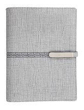 AMS-RM-S-220 - (Grey) - PU Leather Organizer - Al Masam Stationery LLC