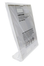Display Stand L Shape A5 White - Al Masam Stationery LLC