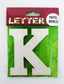 Wooden Letters White "K" - Al Masam Stationery LLC