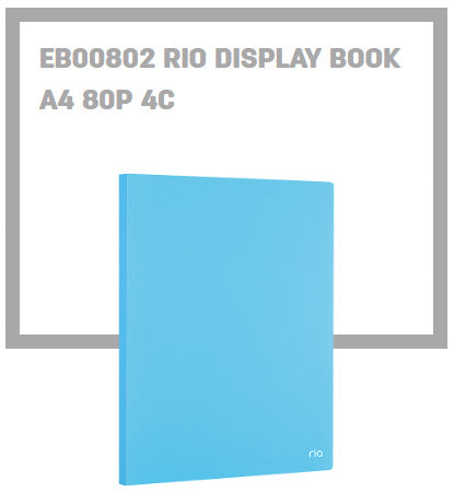 Deli Rio Display Book A4 80P 4C - Al Masam Stationery LLC