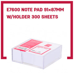 Deli Note Pad 91×87mm w/holder 300 Sheets