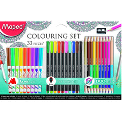 Maped Adult Coloring 33 Pcs Pack