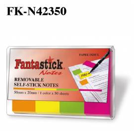 Fantastic Index paper self adhesive Fluor 4 Color - Al Masam Stationery LLC