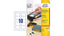 Disk labels 70 x 50.8 mm, inkjet, b / w laser, color laser, removable - Al Masam Stationery LLC
