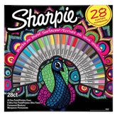 Sharpie Peacock Pack Permanent Marker Assorted 28 Pieces - Al Masam Stationery LLC