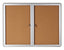Bi-Office Double Door Cork Window Display - (VT640101720) - Al Masam Stationery LLC