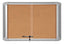 Bi-Office Double Door Cork Window Display - (VT930201771) - Al Masam Stationery LLC
