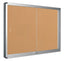 Bi-Office Double Door Cork Window Display - Al Masam Stationery LLC