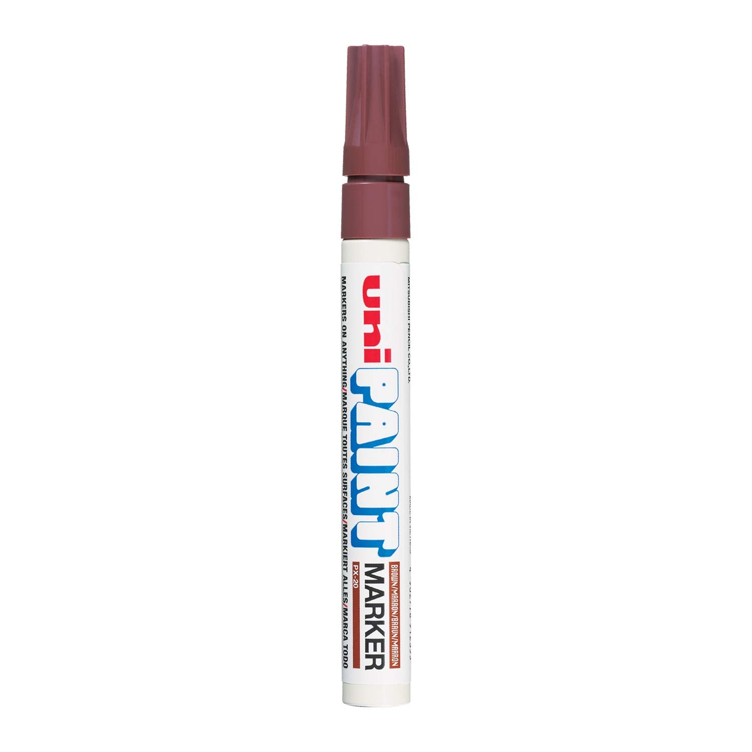 Uni PX20 Paint Marker Bullet Tip Brown (Pack of 12) - Al Masam Stationery LLC