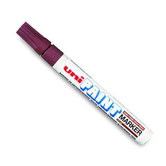 Uni PX20 Paint Marker Bullet Tip Brown (Pack of 12)