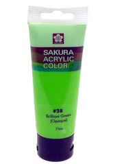 SAKURA ACRYLIC 75ML BRILLIANT GREEN - Al Masam Stationery LLC