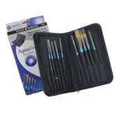 Brush Aquafine Art Zip Case 10 Brush Sort Handle - Al Masam Stationery LLC