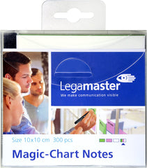LEGAMASTER MAGIC-CHART NOTES ASSORTED 10X10 CM
