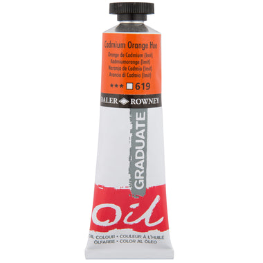 Daler Rowney Graduate Oil Colors CAD ORANGE HUE - Al Masam Stationery LLC
