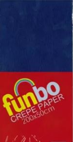 Funbo Crepe Paper 23gsm 50cmx2m - (100 Sheets) - Al Masam Stationery LLC