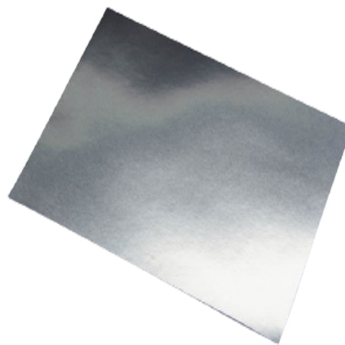 SADIPAL Aluminium Card Board Colour Sheet-225 GMS-Silver Gloss - Al Masam Stationery LLC