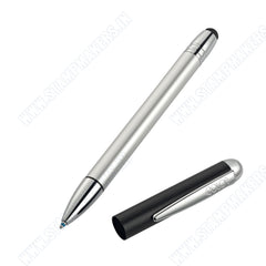 Stamp included – full metal construction. Imprint possible despite the slim design (3 lines), size: 8x33mm. Special cover with unique magnetic cap. Integrated touch screen stylus. Aluminium parts for personalisation with laser engraving. High quality stamp included with writing ballpoint pen. Pre-filled ink in the stamp will give 5 Thousand impressions. Directions for Usage: The imprint for the rubber stamp pad has to be customized by the buyer at their own end. Included Components: 1 Unit of the Product.