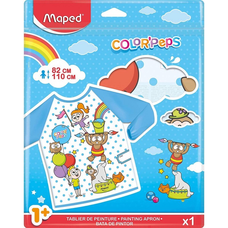 Maped Color Peps Painting Apron-Early age 1+ - Al Masam Stationery LLC
