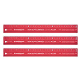 Transotype - Non Slip Aluminium Cutting Ruler -30 X 3.5 Cm - Al Masam Stationery LLC