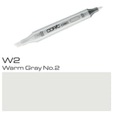 The COPIC CIAO MARKER W-2 WARM GRAY NO.2 is a professional-grade marker designed for precise and accurate coloring. With its warm gray shade, it offers a neutral tone for shading and blending. Made with high-quality materials, this marker is perfect for any artistic project.