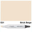 E 31 Brick Beige Copic Marker - Al Masam Stationery LLC