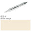 Enhance your art with COPIC CIAO MARKER E 31 BRICK BEIGE! This high-quality marker boasts a beautiful brick beige color that blends smoothly and is perfect for adding realistic shading and dimension to your creations. With its dual-tip design and refillable ink, this marker is a must-have for any artist or crafter.