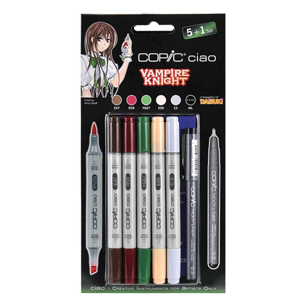 COPIC ciao Set 5+1 Vampire Knight