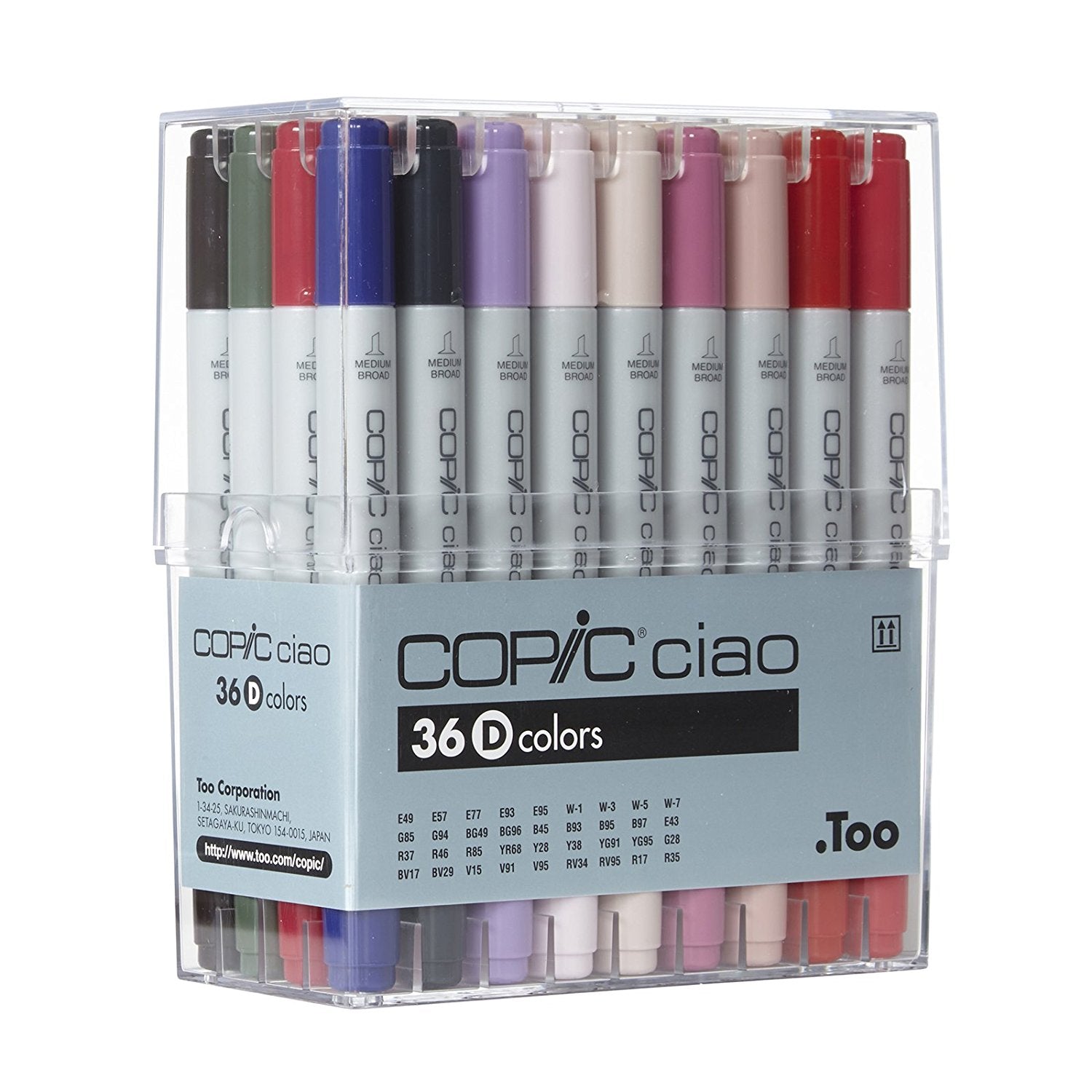 COPIC ciao Set D colors